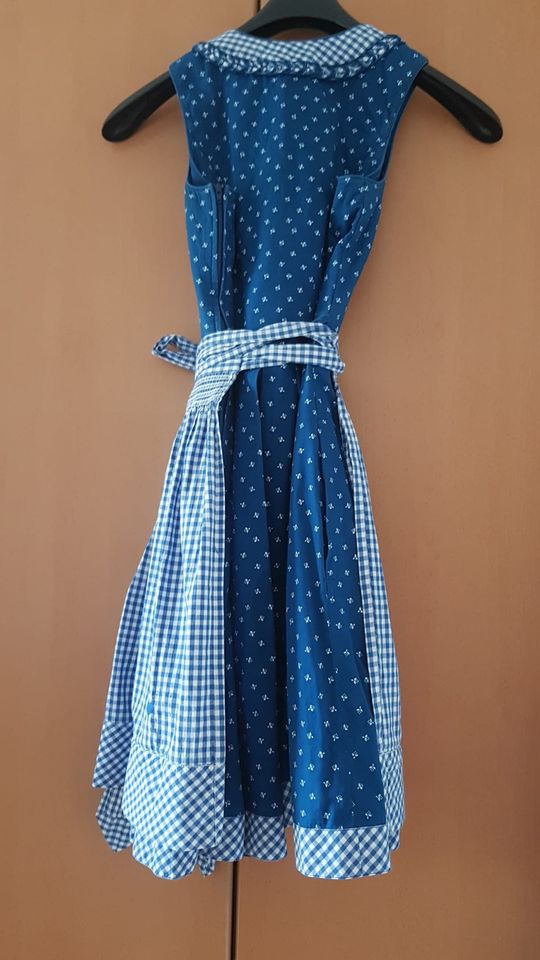 Dirndl blau Größe 34 in Markt Indersdorf