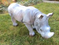 Dekofigur Nashorn klein Jungtier Gartendeko Tierfigur Sachsen-Anhalt - Naumburg (Saale) Vorschau