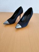 Pumps Schwarz Silber Größe 42 Niedersachsen - Wildeshausen Vorschau
