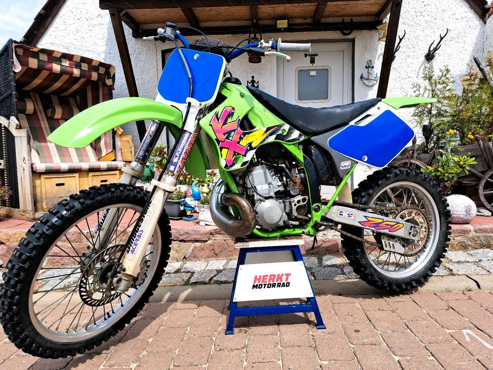 Kawasaki KX 250 ccm 2 Takt RM CR SX YZ in Meisdorf