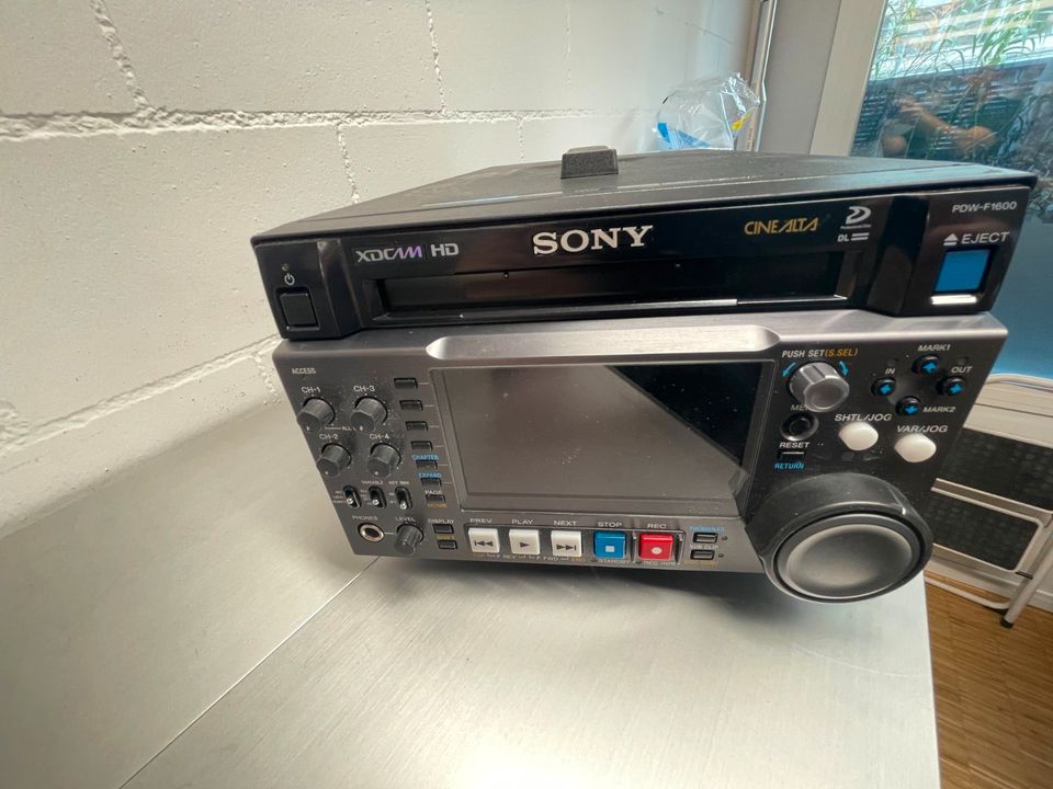 Sony PDW-F1600 XDCAM HD422 Recorder and Player in Hilzingen