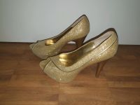 High Heels / Pumps gold in Gr. 39 Baden-Württemberg - Heimsheim Vorschau