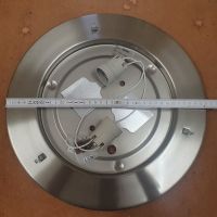 Deckenleuchte Wandleuchte Metall / Milchglas neuwertig 36cm rund Frankfurt am Main - Preungesheim Vorschau