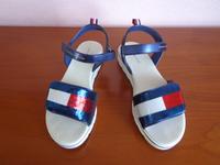 TOMMY HILFIGER Sandale Sandalette Gr. 38 nur 1x getragen wie NEU! Nordrhein-Westfalen - Düren Vorschau