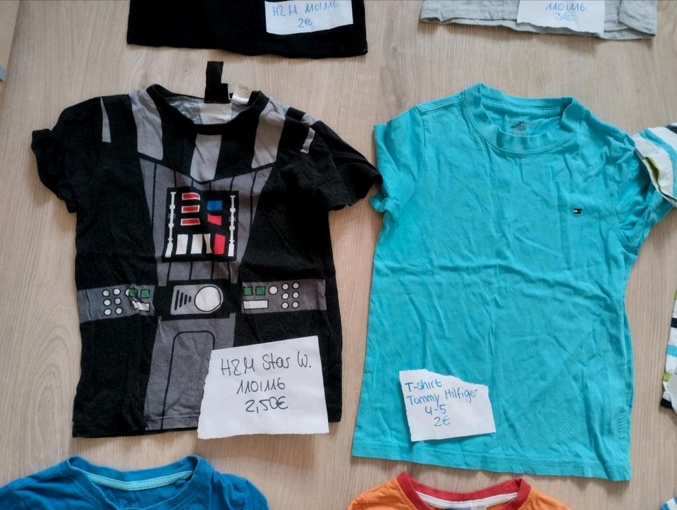 T-Shirt Größe 110/116 Jungs je 2-3€ Star wars, turtles, paw patro in Pohlheim