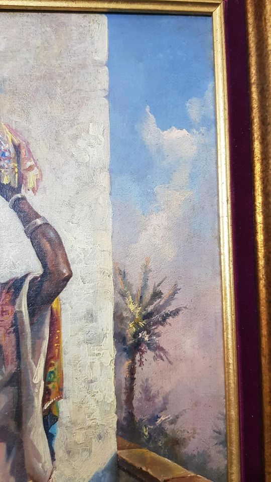 Gemälde Orient Gaspard Tuorsky Ölbild antik in Kyritz