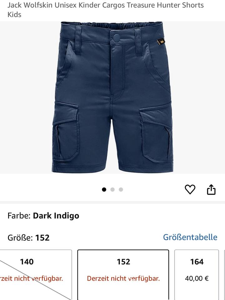 Neue Shorts JACK WOLFSKiN DARE2BE ViNGiNO NAME iT LEViS 152 in Recklinghausen