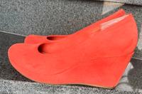 s.Oliver Pumps Keilpumps Damen Wildleder Leder orange 37 Rheinland-Pfalz - Oberzissen Vorschau