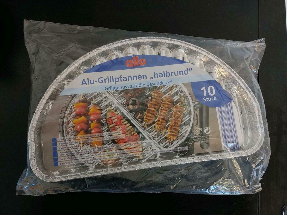 Alu-Grillpfannen "halbrund" in Gummersbach