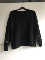 Stadivarius Sweater Pullover schwarz Gr m Nieten Perlen Ärmel Nordrhein-Westfalen - Herne Vorschau