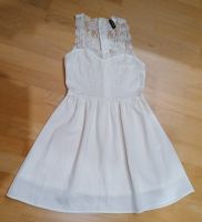 Bildhübsches Kleid Gr. 36 von H&M Divided weiß/creme Nordrhein-Westfalen - Monheim am Rhein Vorschau