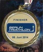 Finisher Berlin Triathlon 2014 - Medaille Hessen - Neuental Vorschau