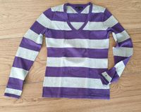 Toller neuer Pullover von Tommy Hilfiger grau lila  Gr. L Hessen - Wiesbaden Vorschau