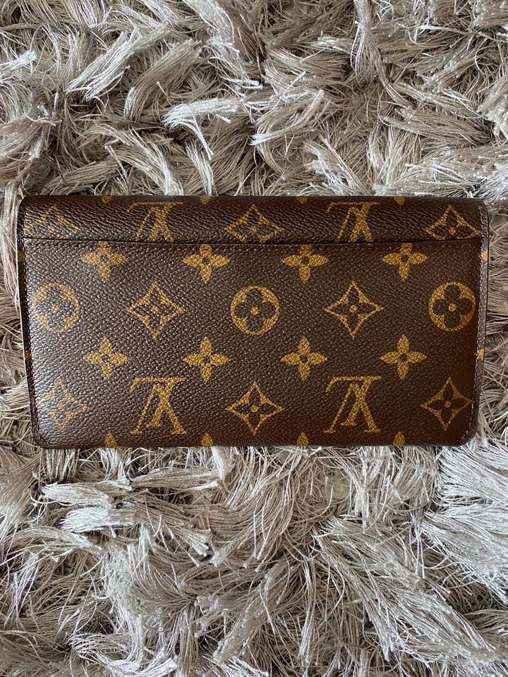 LOUIS VUITTON Jeanne Monogram Canvas Wallet Rose Ballerine