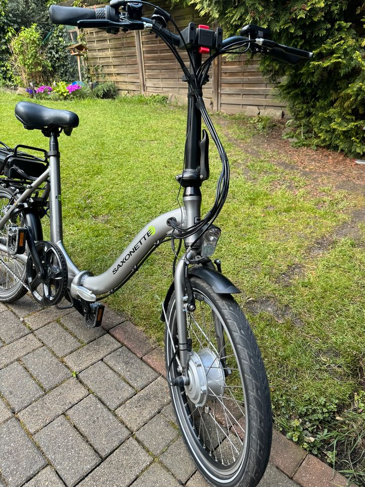 E-Bike Faltrad/Klapprad Saxonette Compact Plus, super Zustand in Mülheim (Ruhr)