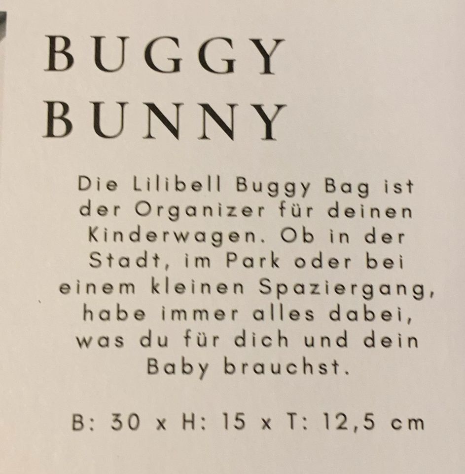 LETZTE CHANCE/Buggy Tasche/  Kinderwagentasche in Marl