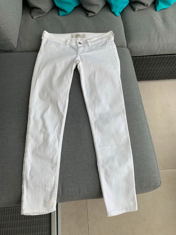 Hollister Jeans Skinny weiß, W 27, L 27 in Kerpen