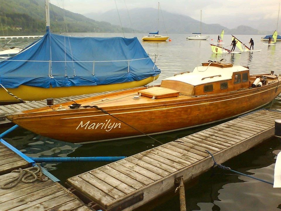 segelyacht ohlsen 5.5 olympia 1954 in Berchtesgaden