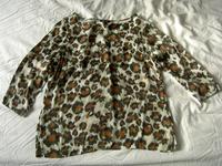 Bluse/Tunika more&more Gr. 34, Leo-Print braun/grün, 2x getragen Bayern - Tittling Vorschau
