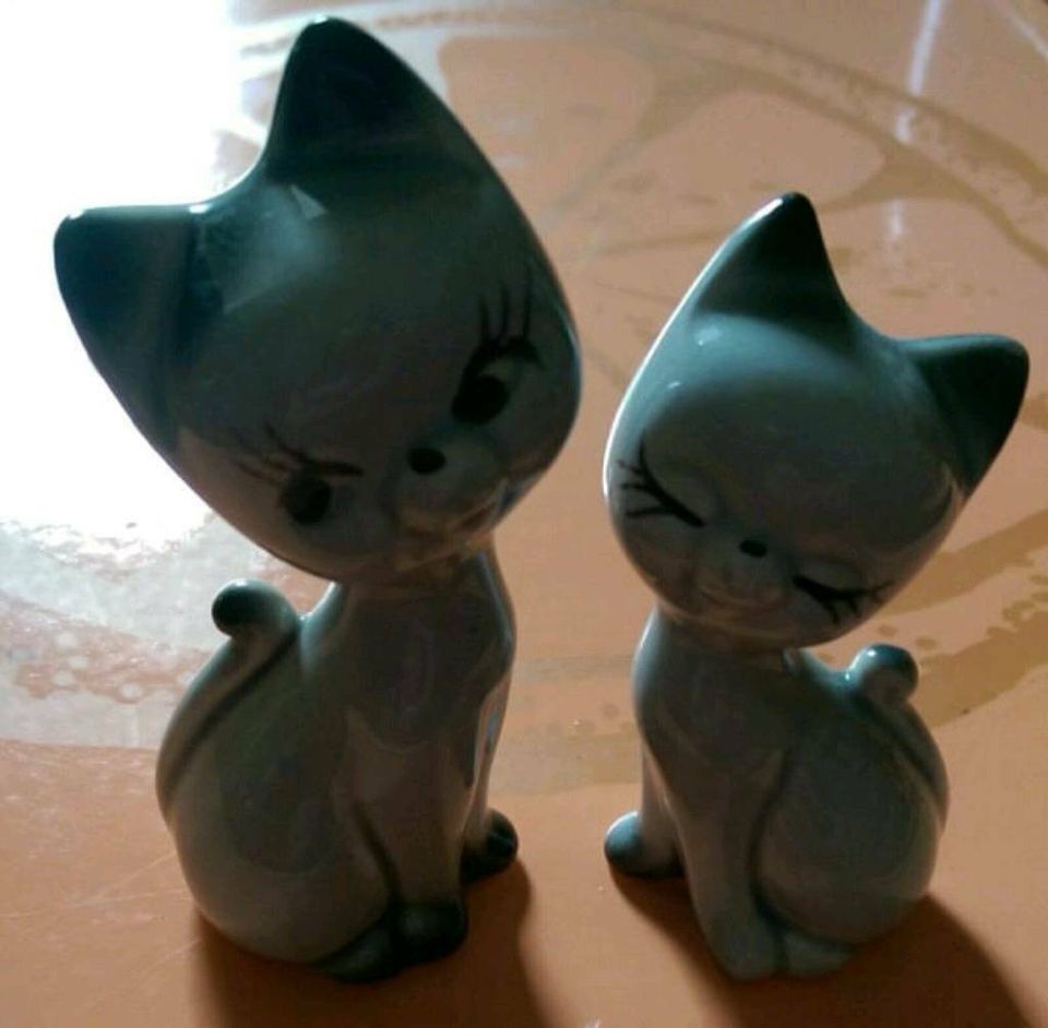 Katzen-Keramikfiguren ab 1€ in Blender