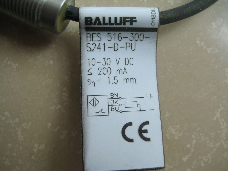 Balluff induktiver Näherungsschalter BES 516-300-S241-D-PU-05 in Erlenbach