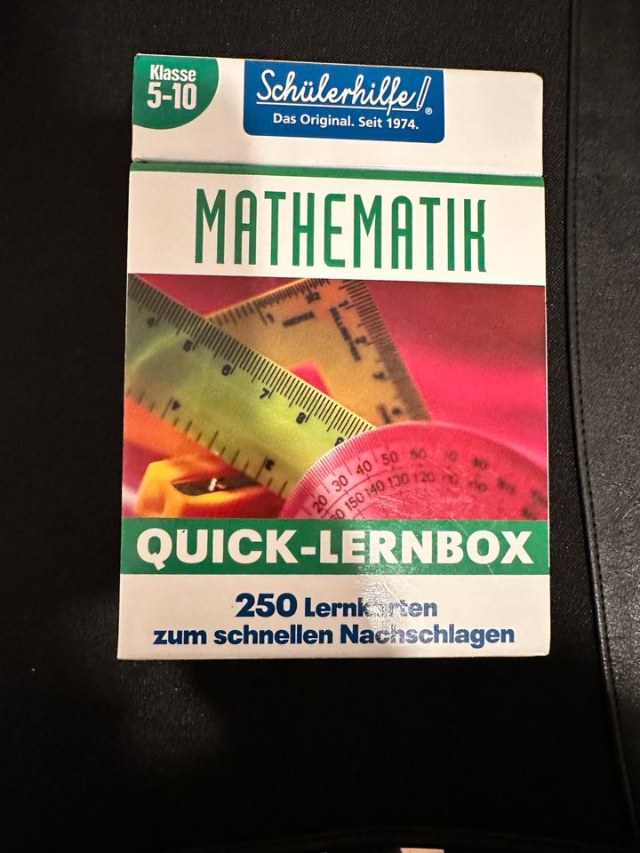 Lernbox / LernKarten Mathe Französisch Klasse 5-10 in Vöhringen