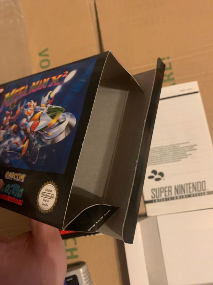 Super Nintendo snes Mega Man x2 x 2 ovp Orginal in Winzer