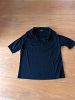 Shirt Comma schwarz Glitzer Gr. 36, Wasserfall-Ausschnitt Hessen - Maintal Vorschau