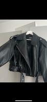 Lederimitat Jacke Zara schwarz Bayern - Augsburg Vorschau