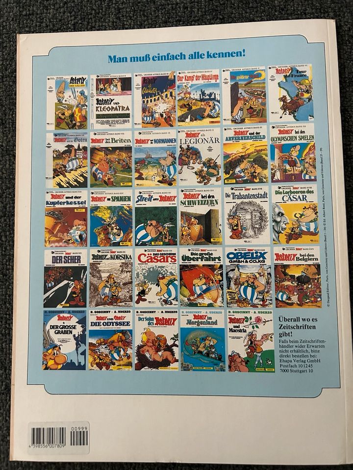 Asterix und Maestria Band XXIX Erstausgabe 1991 in Berlin