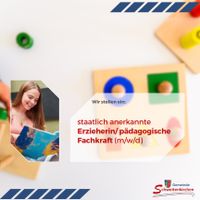 staatlich anerkannte Erzieherin/ pädagogische Fachkraft (m/w/d) Bayern - Schweitenkirchen Vorschau