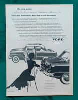 Ford Taunus 15 M de Luxe Werbung 1956 Niedersachsen - Danndorf Vorschau