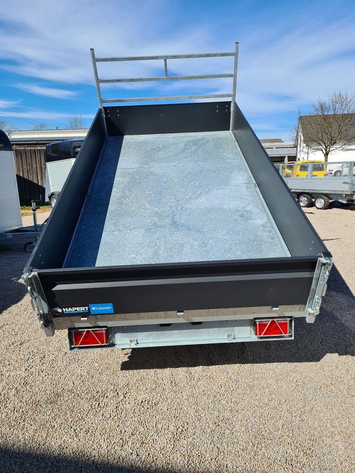 Hapert COBALT + Kipper 335x180 cm 3500 kg Blattfedern Anhänger in Gengenbach