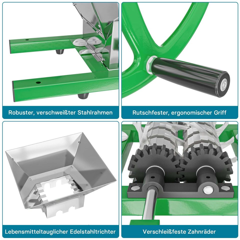 Obstmühle Obstmuser mit Handkurbel 7 l in Gladbeck