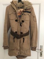 Wintermantel Winterjacke Parka beige mit Fell Marke Khujo Gr. S Hessen - Wächtersbach Vorschau