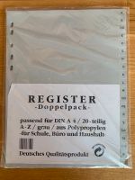 Register A-Z Doppelpack NEU grau DIN A4 aus Polypropylen Baden-Württemberg - Weil am Rhein Vorschau