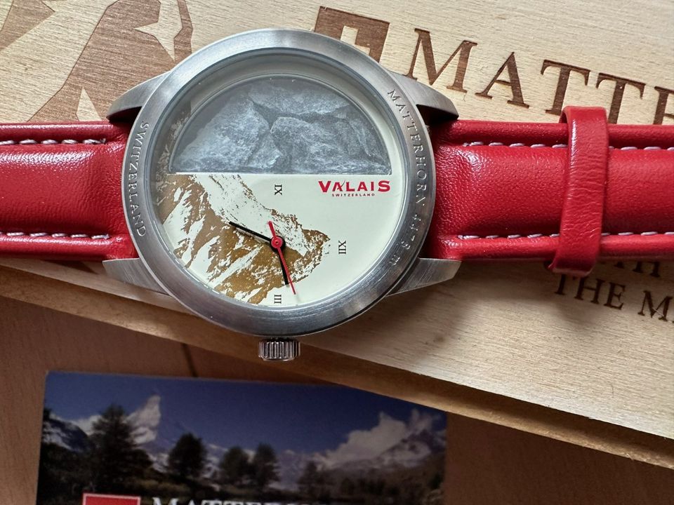 Matterhorn Uhr - Swiss Made Watch - Rarität in Hofbieber