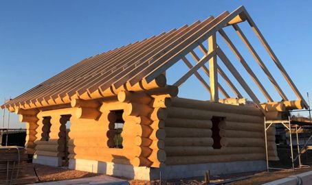 Naturstammhaus Blockhaus Massivhaus Holzhaus in Limburg