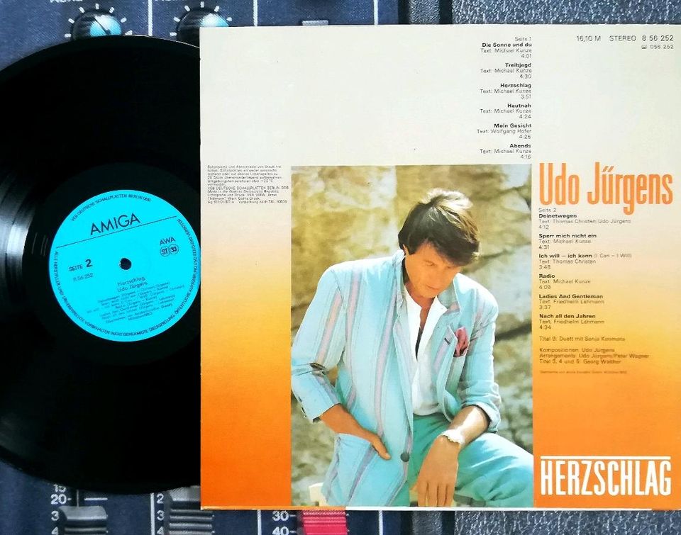 Udo Jürgens, Schallplatte, Vinyl, LP, Compilation, AMIGA in Schwerin