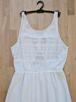Sommerkleid Strandkleid weiß boho Gr.M von H&M Spitze Beinschlitz Dresden - Pieschen Vorschau