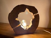 UpCycle Baumscheibe Lampe - Designer Lampe Buche - Tischleuchte Hessen - Alsfeld Vorschau