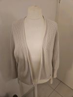 Monari Strickjacke beige Gr. 46 mit Strass Hessen - Ober-Mörlen Vorschau