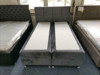 Bett Boxspringbett mit Bettkasten 140x200 cm grau wohnen Möbel Wurm Niedersachsen - Osnabrück Vorschau