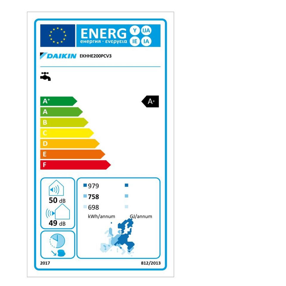 Daikin Altherma M HW 200 Biv Warmwasser-Wärmepumpe 200L Speiche in Schleswig