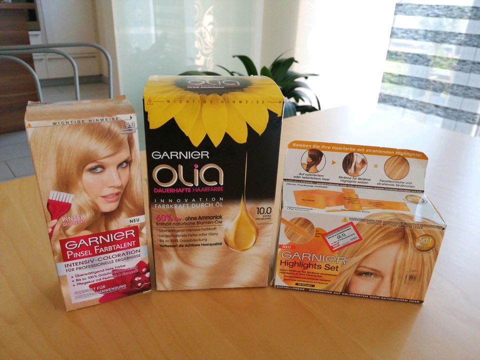 3x Haar Tönung Coloration blond Garnier Olia u.a. Highlights Set in Bayern  - Neumarkt i.d.OPf. | eBay Kleinanzeigen ist jetzt Kleinanzeigen