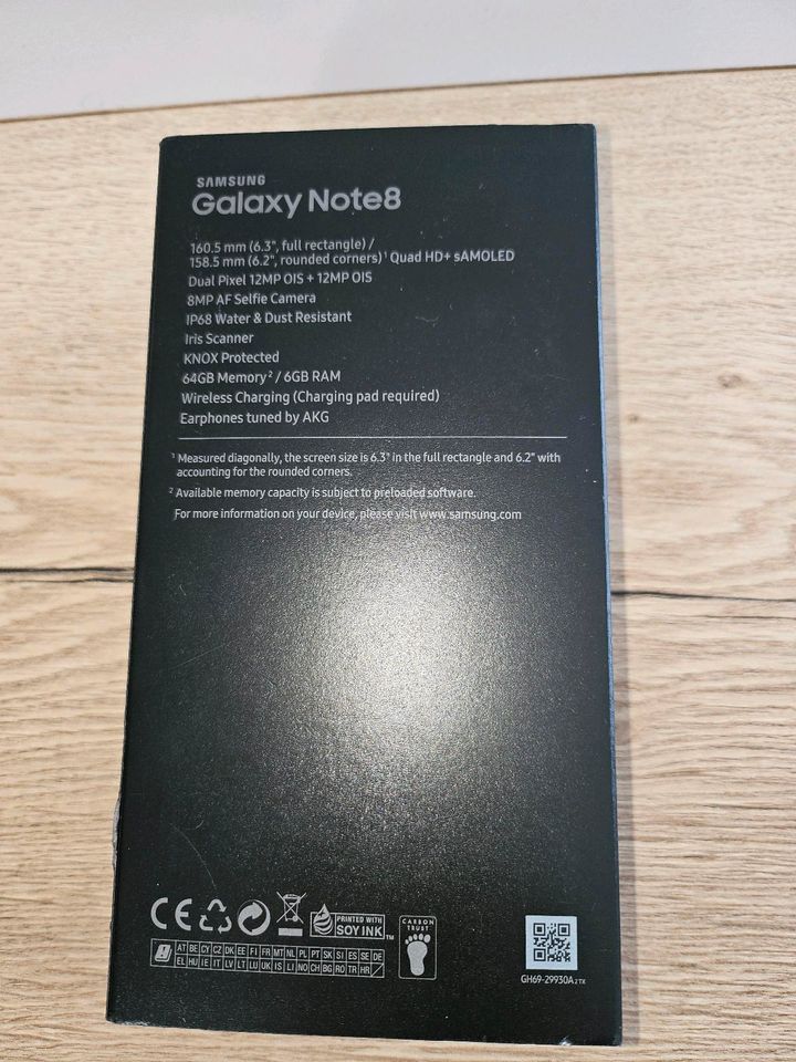 Samsung Galaxy Note8 Funktionsfähig in Tirschenreuth