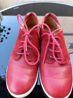 Schuhe Leder rot/weiß Größe 39 Essen - Bredeney Vorschau