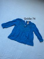 Bluse Langarm blau *h&m* Größe 74 Niedersachsen - Hagenburg Vorschau