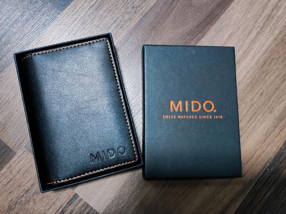 MIDO - Schweizer Uhr Leder Kartenhalter, neu in München