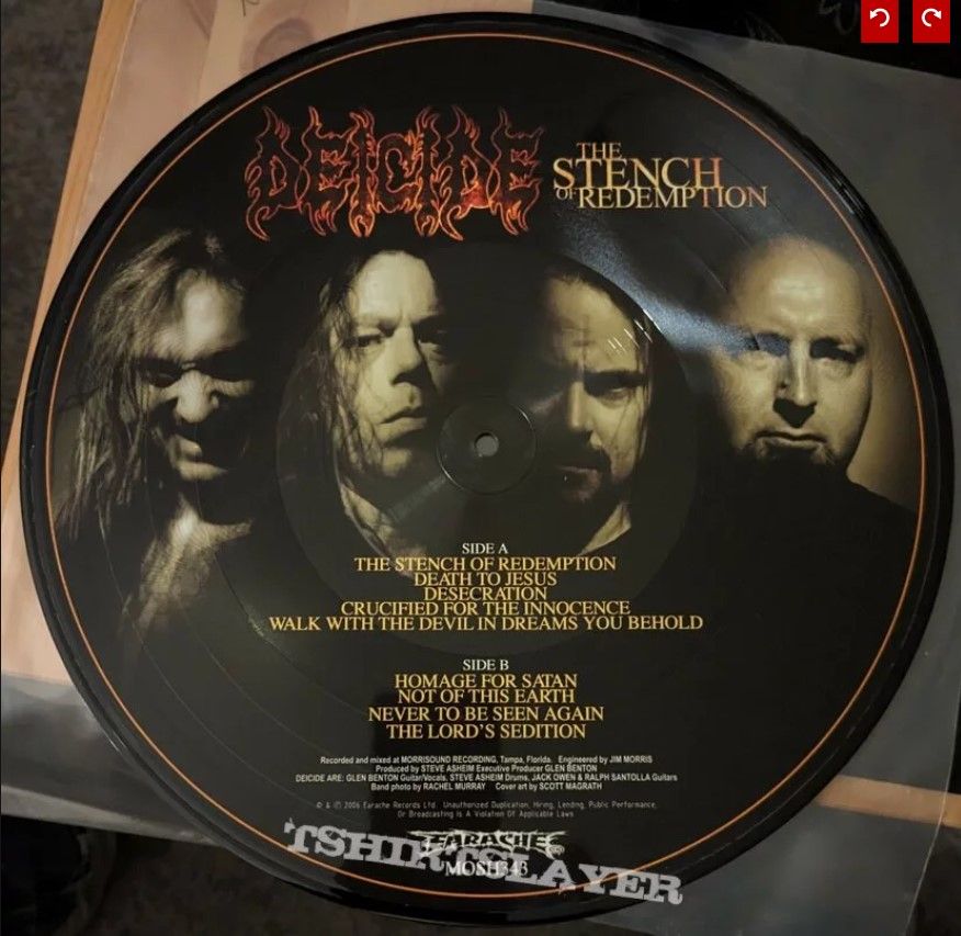 TAUSCHE: Deicide - The Stench Of Redemption - Pic Vinyl LP in Dassel